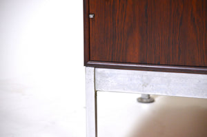 SOLD George Nelson Herman Miller Vintage Thin Edge Rosewood Credenza Cabinet Sideboard Bar