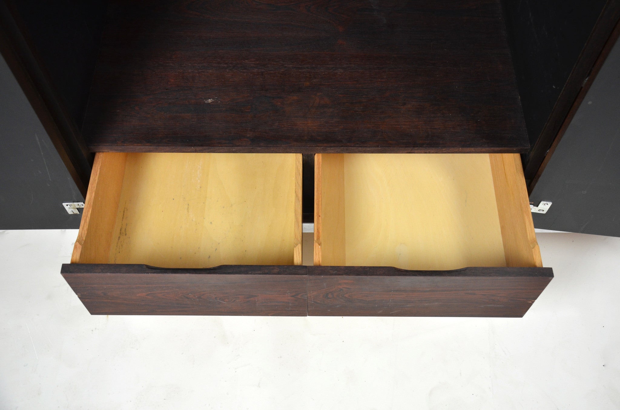 SOLD George Nelson Herman Miller Vintage Thin Edge Rosewood Credenza Cabinet Sideboard Bar