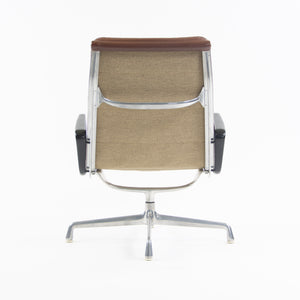 SOLD 1970's Museum Quality Eames Herman Miller Soft Pad Aluminum Lounge Chair Brown