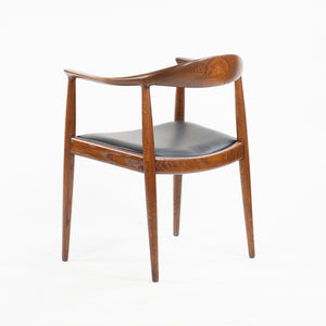 SOLD 12x Hans Wegner Round The Chair Johannes Hansen Denmark For Knoll Oak Armchairs