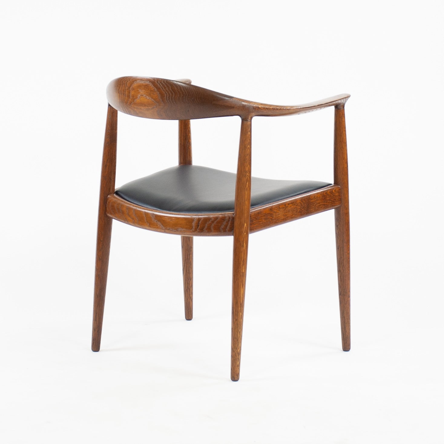 SOLD 12x Hans Wegner Round The Chair Johannes Hansen Denmark For Knoll Oak Armchairs