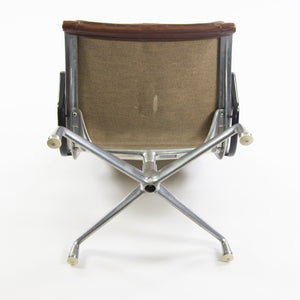 SOLD 1970's Museum Quality Eames Herman Miller Soft Pad Aluminum Lounge Chair Brown