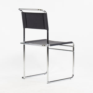 Marcel Breuer B5 Dining Chairs Chrome Canvas Bauhaus Tecta Thonet 1960s Set of Six