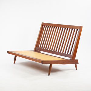 SOLD 1960's Original Vintage George Nakashima Studio Walnut Settee Loveseat
