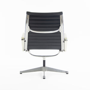 SOLD Eames Herman Miller Museum Quality Aluminum Group Lounge Chair Black Upholstery