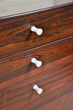 SOLD George Nelson Herman Miller Thin Edge Rosewood Credenza Cabinet Sideboard