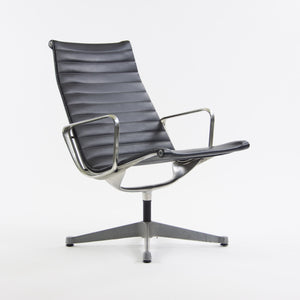 SOLD Eames Herman Miller Museum Quality Aluminum Group Lounge Chair Black Upholstery