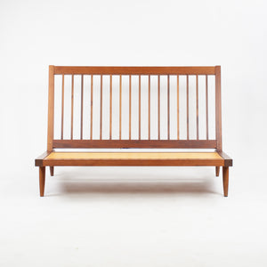 SOLD 1960's Original Vintage George Nakashima Studio Walnut Settee Loveseat