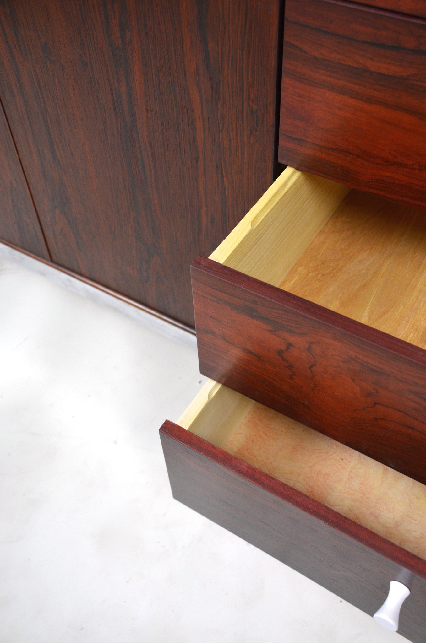 SOLD George Nelson Herman Miller Thin Edge Rosewood Credenza Cabinet Sideboard