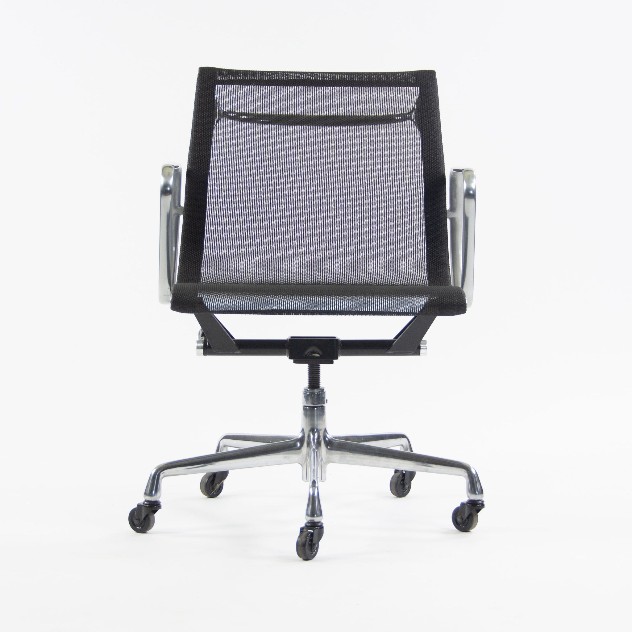 SOLD Herman Miller Eames New Old Stock Low Aluminum Group Management Desk Chair Mesh