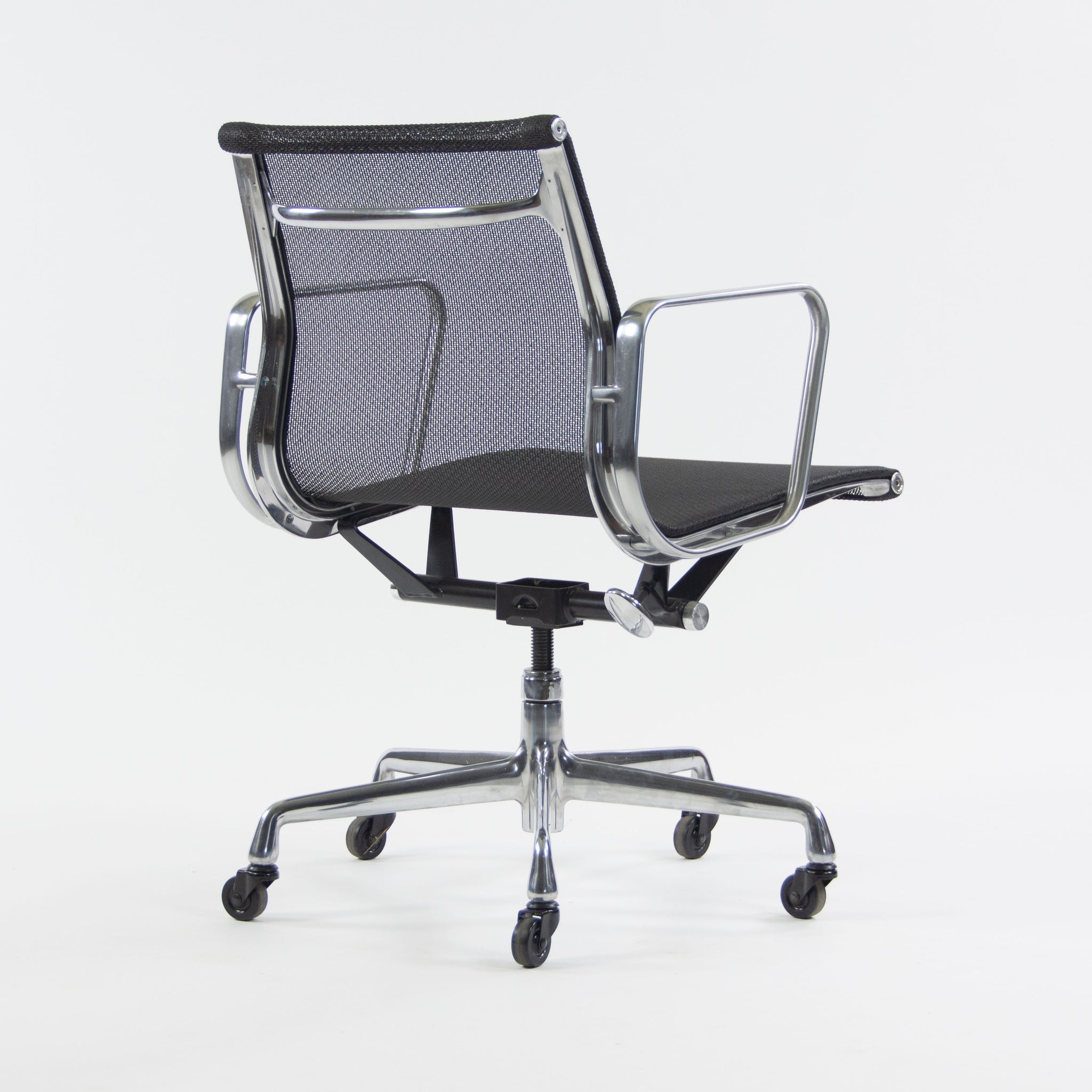 SOLD Herman Miller Eames New Old Stock Low Aluminum Group Management Desk Chair Mesh