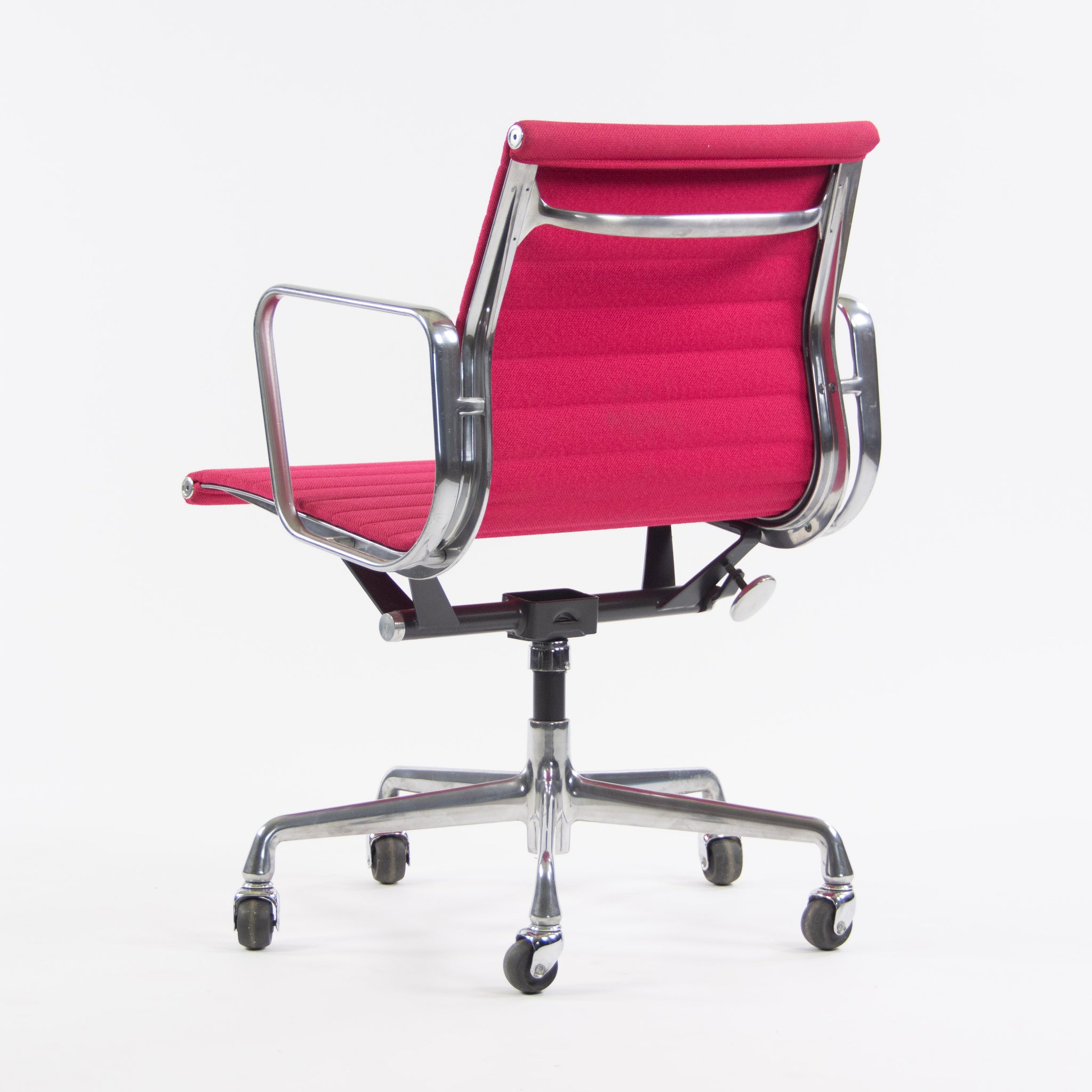 SOLD Herman Miller Eames New Old Stock Low Aluminum Group Management Desk Chair Pink