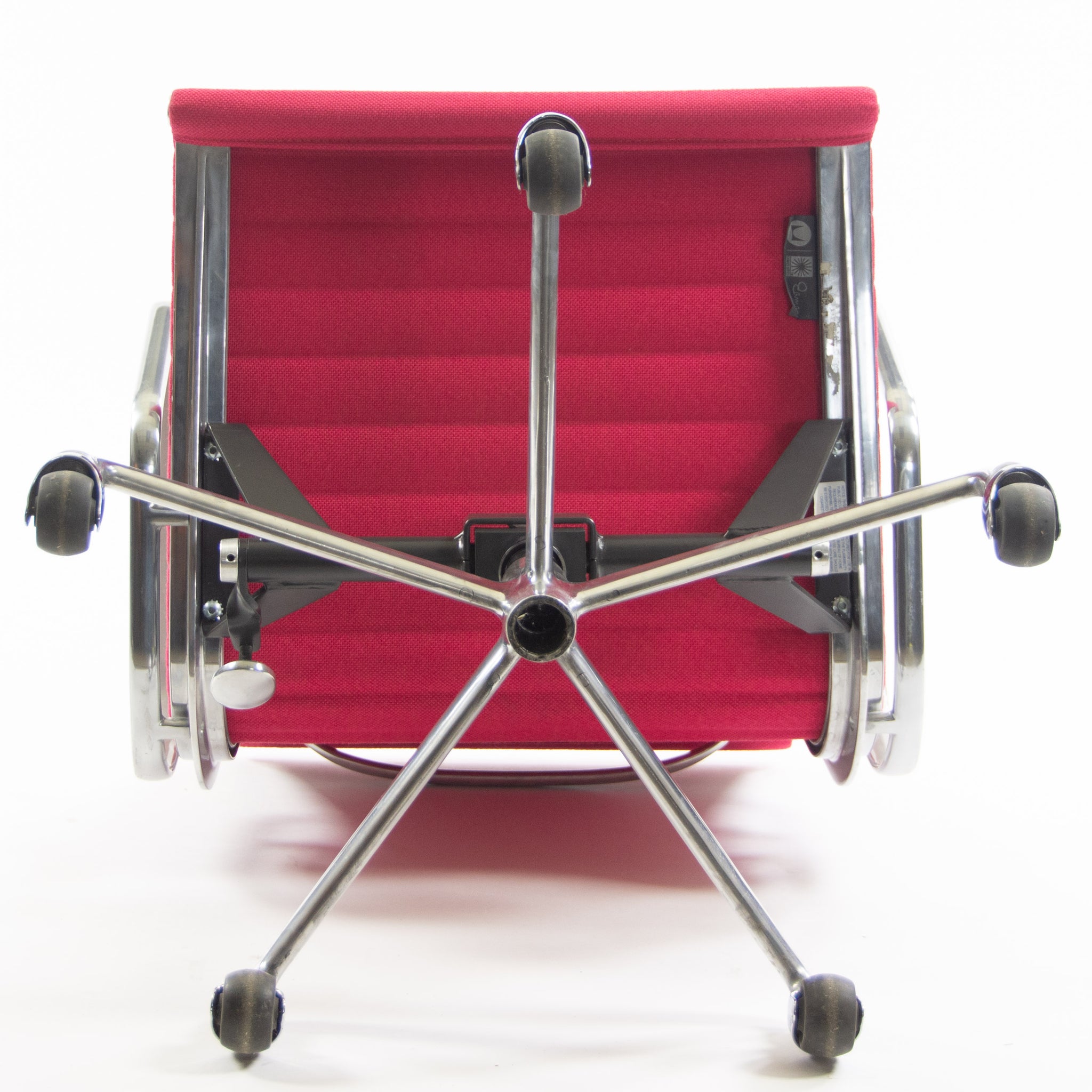 SOLD Herman Miller Eames New Old Stock Low Aluminum Group Management Desk Chair Pink