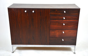 SOLD George Nelson Herman Miller Thin Edge Rosewood Credenza Cabinet Sideboard