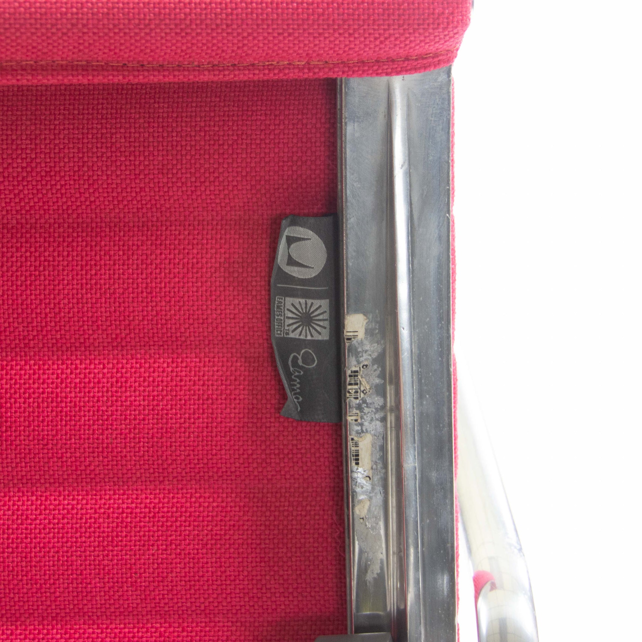 SOLD Herman Miller Eames New Old Stock Low Aluminum Group Management Desk Chair Pink