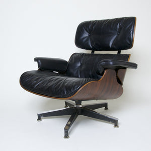 SOLD Early Herman Miller Eames Lounge Chair & Ottoman Rosewood 670 671