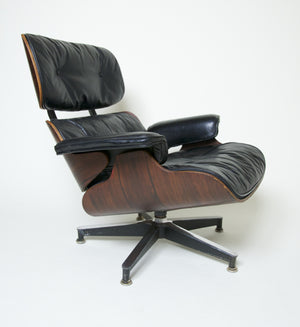 SOLD Early Herman Miller Eames Lounge Chair & Ottoman Rosewood 670 671