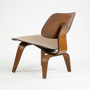 SOLD Eames Evans RARE Herman Miller 1947 LCW Lounge Chair Wood Walnut