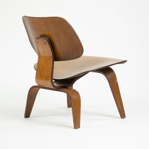 SOLD Eames Evans RARE Herman Miller 1947 LCW Lounge Chair Wood Walnut