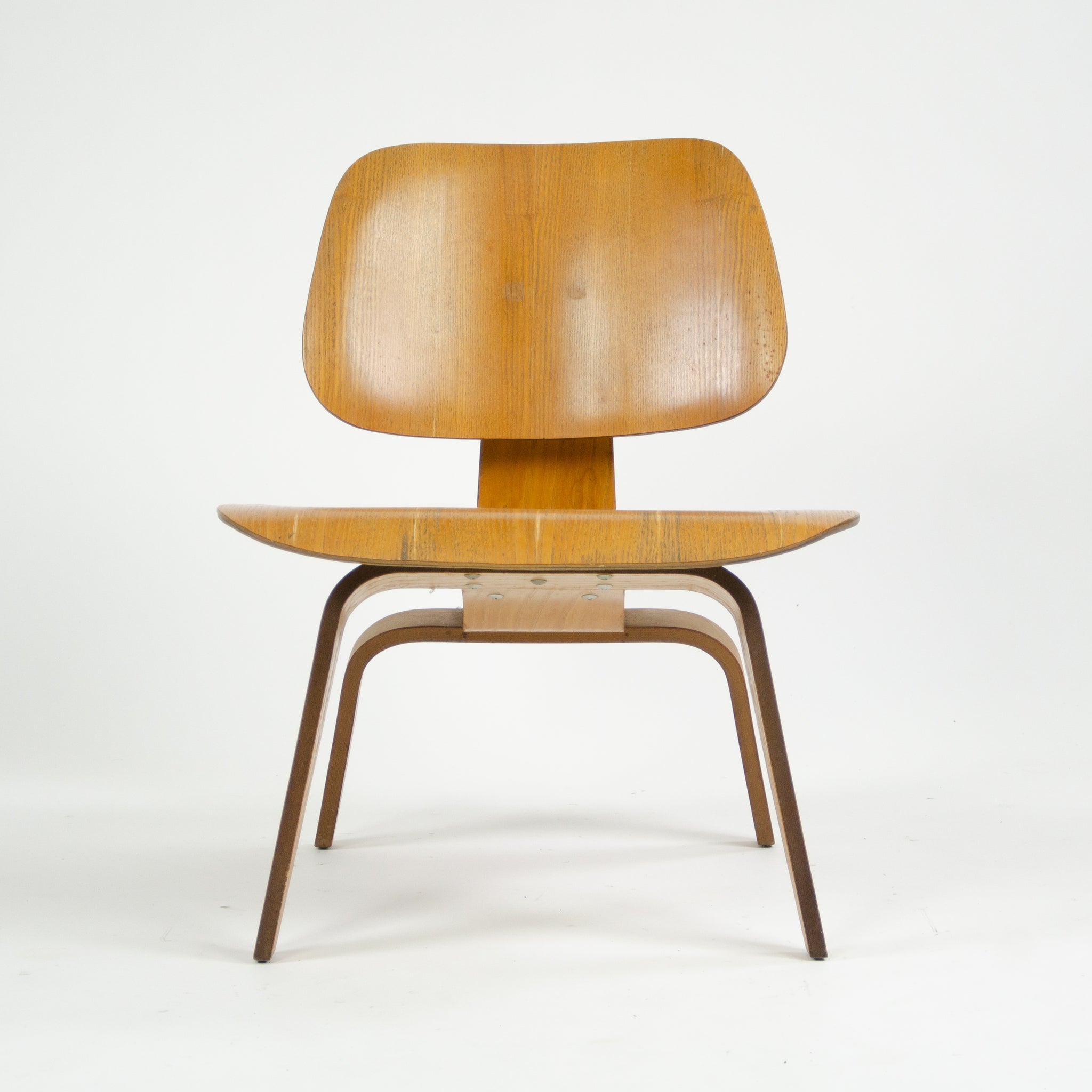 SOLD Eames Evans RARE Herman Miller 1948 LCW Lounge Chair Wood Calico Ash