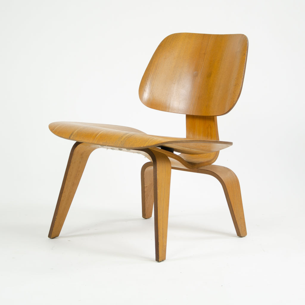 SOLD Eames Evans RARE Herman Miller 1948 LCW Lounge Chair Wood Calico Ash