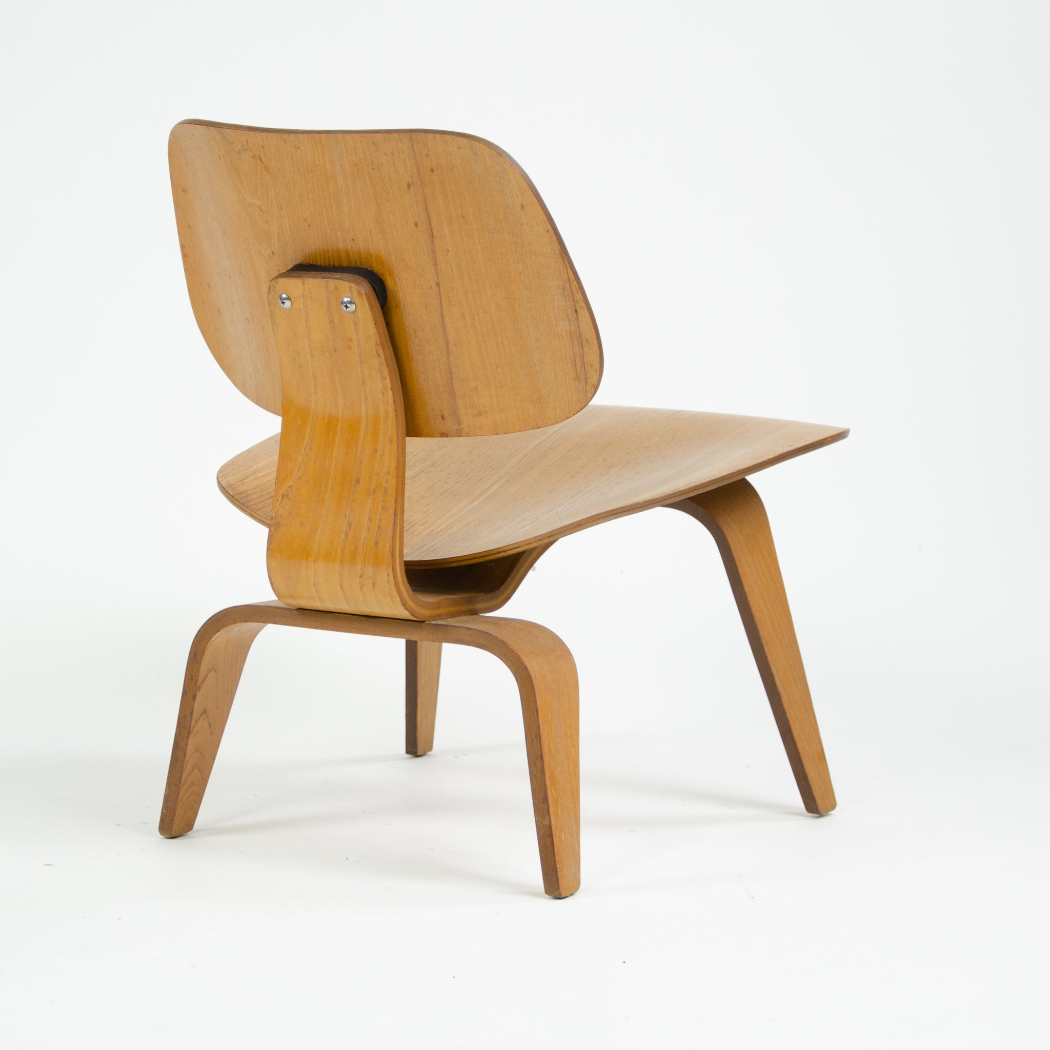 SOLD Eames Evans RARE Herman Miller 1948 LCW Lounge Chair Wood Calico Ash