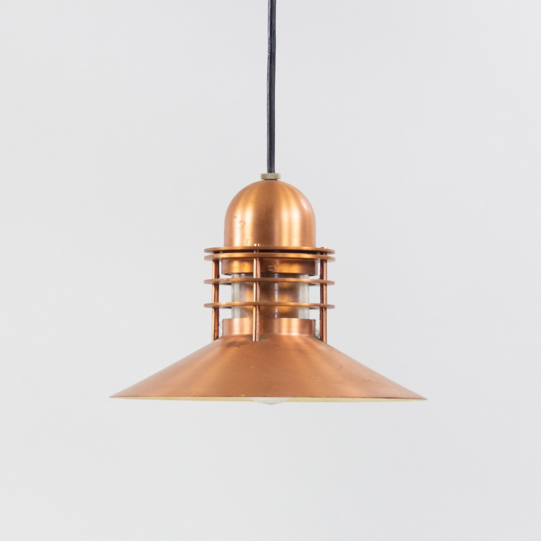 SOLD Louis Poulsen Vintage Nyhavn Pendant Hanging Lamp Denmark by Alfred Homann & Ole V. Kjær