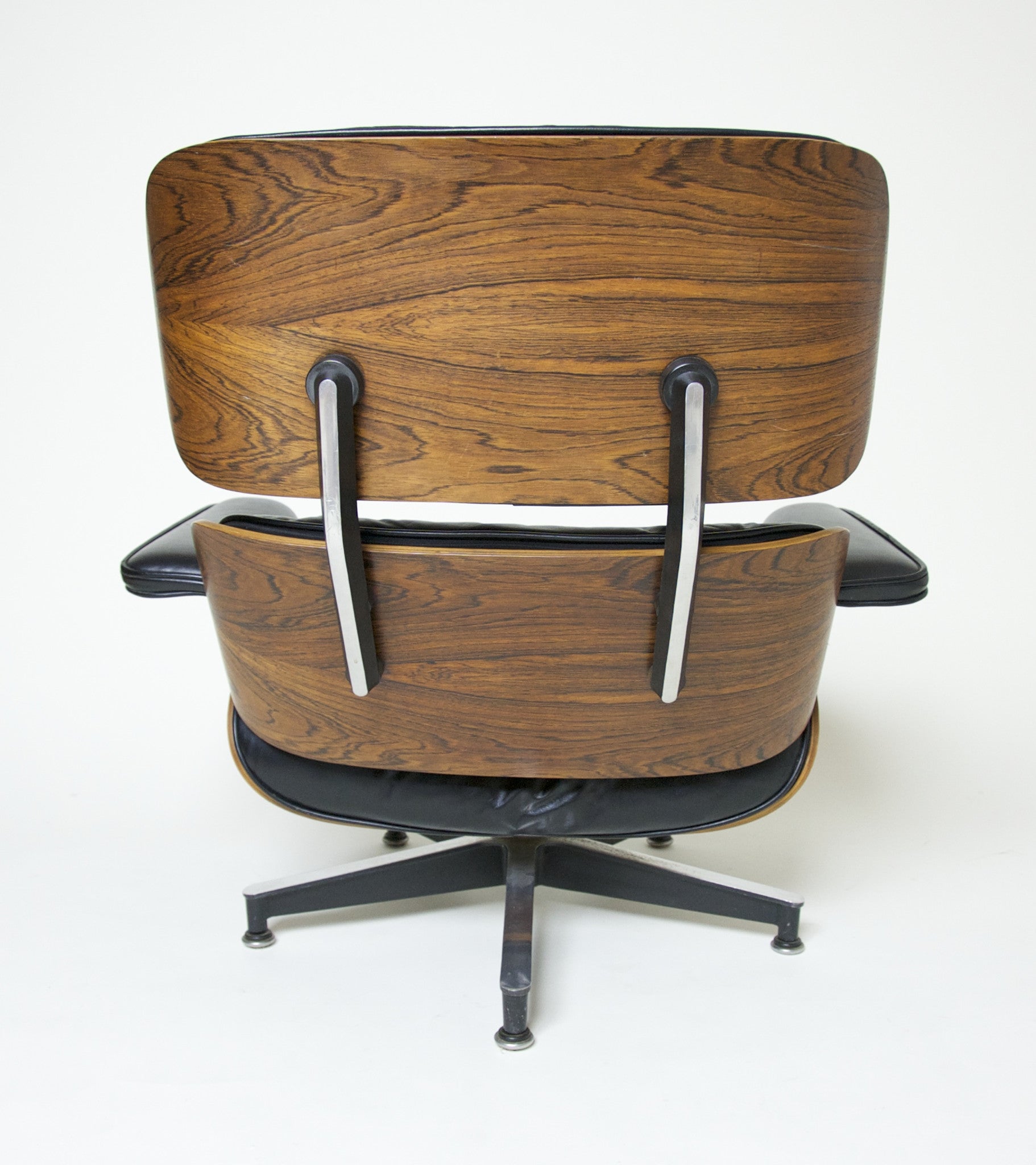 SOLD 1956 Herman Miller Eames Lounge Chair & Ottoman Rosewood with Boot Glides 670 671