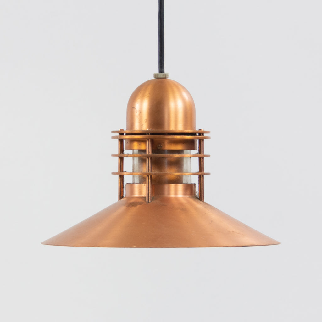 SOLD Louis Poulsen Vintage Nyhavn Pendant Hanging Lamp Denmark by Alfred Homann & Ole V. Kjær