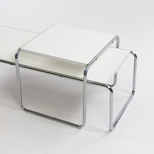 SOLD Marcel Breuer for Knoll Studio / International Laccio Side & Coffee Table Set