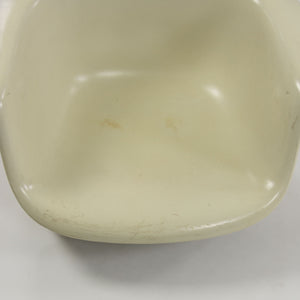 SOLD 1950's Set of Eight Eames Herman Miller Armshell Chairs Fiberglass Upper Stack, Ivory