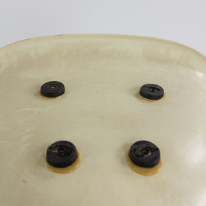 SOLD 1950's Set of Eight Eames Herman Miller Armshell Chairs Fiberglass Upper Stack, Ivory