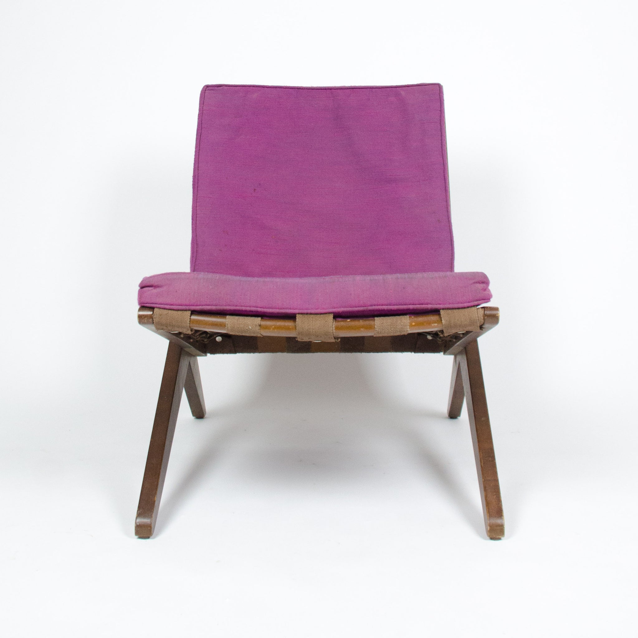 SOLD All Original Vintage Knoll Pierre Jeanneret No. 92 Scissor Lounge Chairs