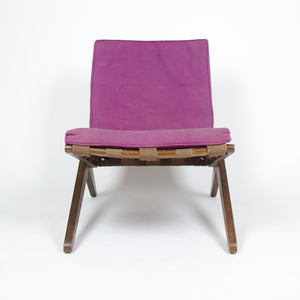 SOLD All Original Vintage Knoll Pierre Jeanneret No. 92 Scissor Lounge Chairs