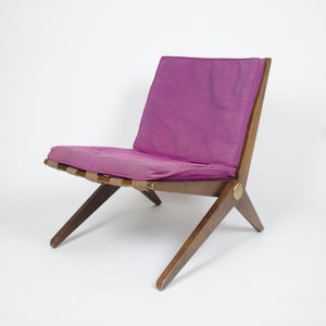 SOLD All Original Vintage Knoll Pierre Jeanneret No. 92 Scissor Lounge Chairs