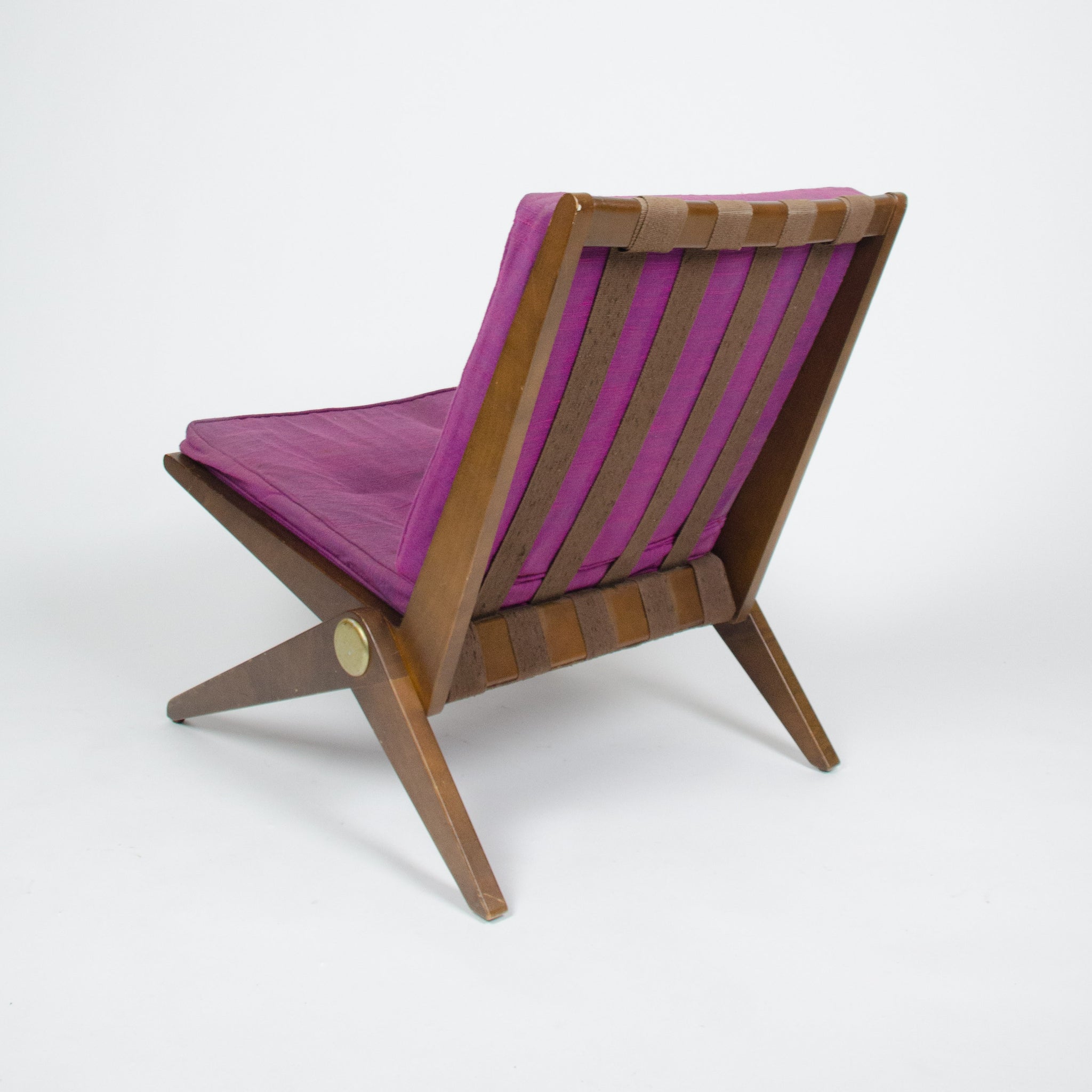 SOLD All Original Vintage Knoll Pierre Jeanneret No. 92 Scissor Lounge Chairs