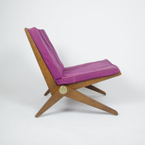 SOLD All Original Vintage Knoll Pierre Jeanneret No. 92 Scissor Lounge Chairs