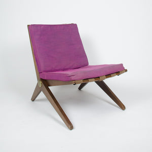 SOLD All Original Vintage Knoll Pierre Jeanneret No. 92 Scissor Lounge Chairs