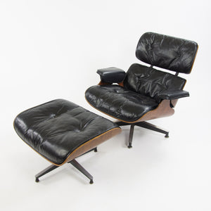 SOLD 1956 Holy Grail Herman Miller Eames Lounge Chair w Swivel Ottoman Boots 670 671