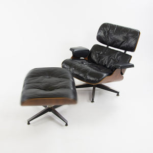 SOLD 1956 Holy Grail Herman Miller Eames Lounge Chair w Swivel Ottoman Boots 670 671