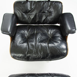 SOLD 1956 Holy Grail Herman Miller Eames Lounge Chair w Swivel Ottoman Boots 670 671