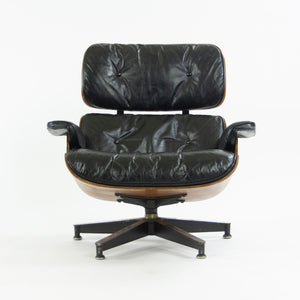 SOLD 1956 Holy Grail Herman Miller Eames Lounge Chair w Swivel Ottoman Boots 670 671