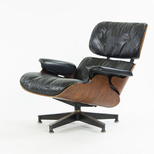 SOLD 1956 Holy Grail Herman Miller Eames Lounge Chair w Swivel Ottoman Boots 670 671