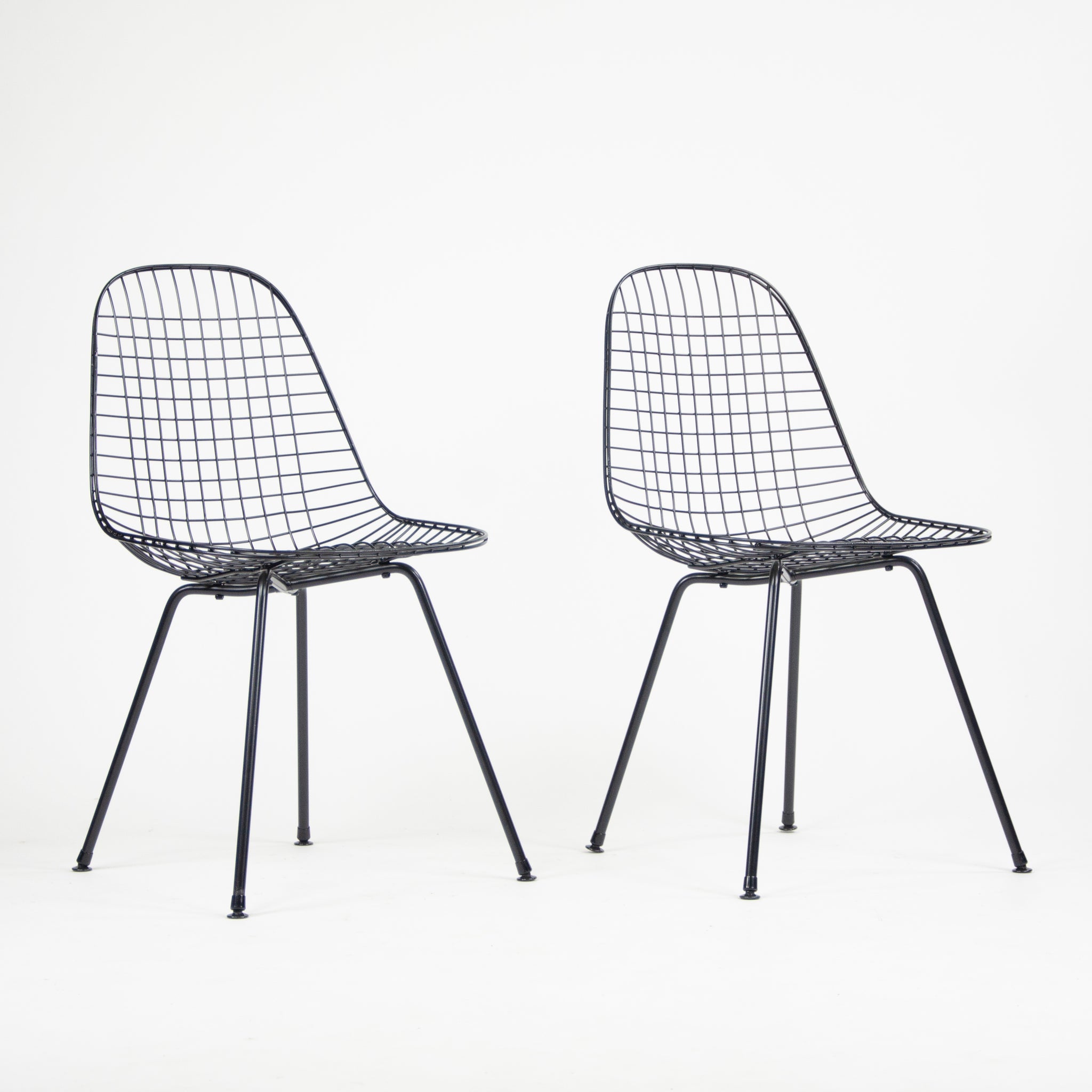 SOLD Set of 4 Herman Miller Eames 1950's Wire Outdoor Task Chair Newly Powder Coated