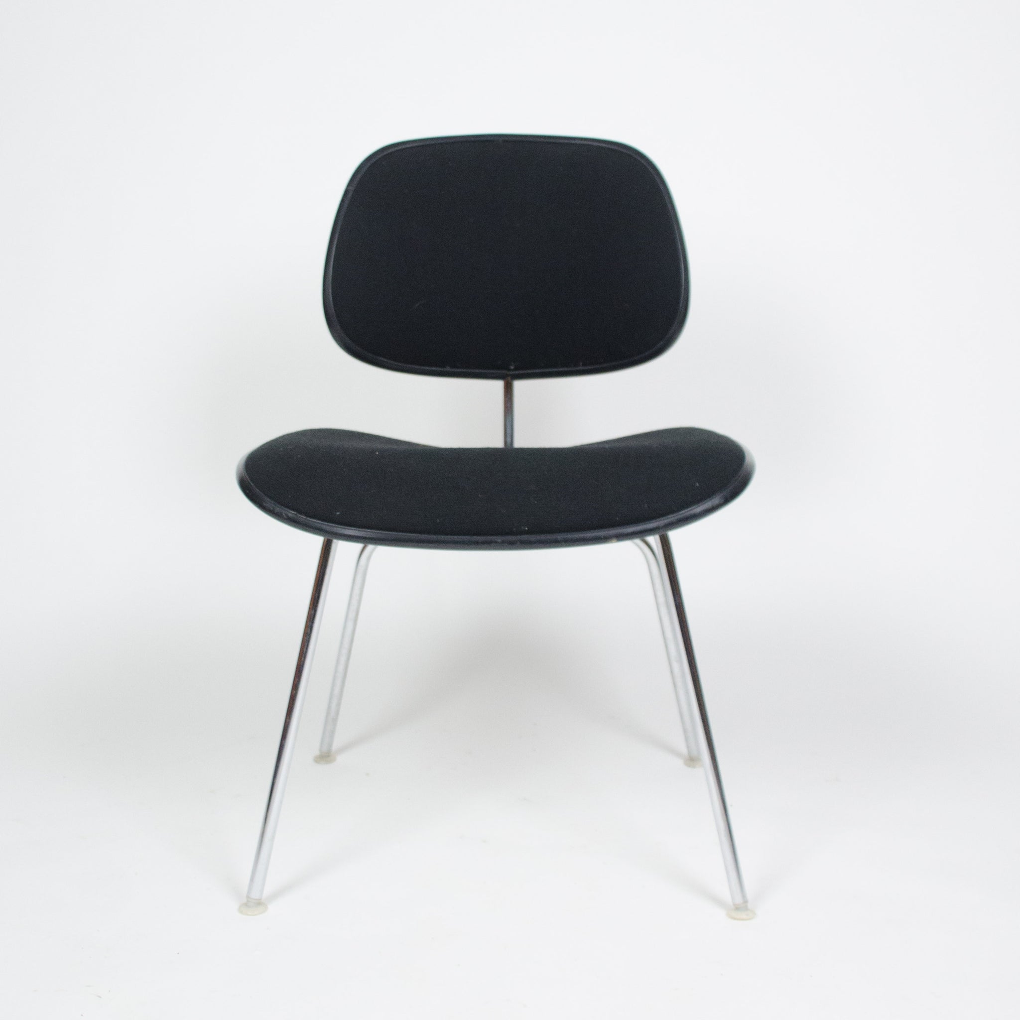 SOLD Eames Herman Miller Upholstered Alexander Girard DCM Chairs 1970s 4 Available