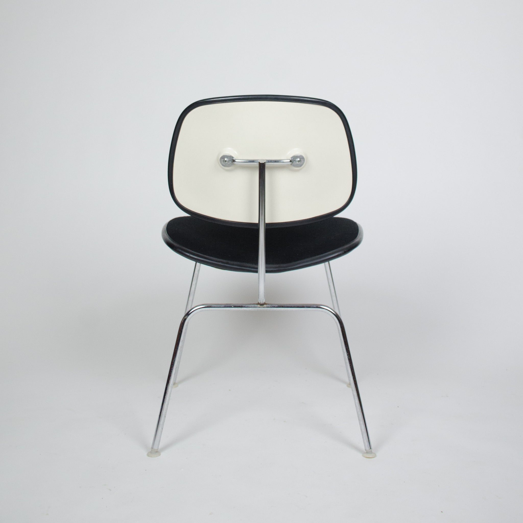 SOLD Eames Herman Miller Upholstered Alexander Girard DCM Chairs 1970s 4 Available
