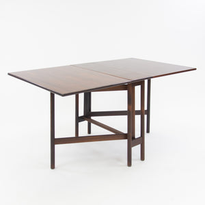 SOLD Brode Blindheim for Sykkylven Mobler Brazilian Rosewood Gateleg Dining Table
