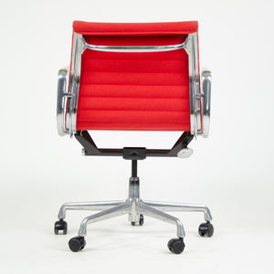 SOLD Herman Miller Eames 2007 Aluminum Group Executive Desk Chair Red Fabric 2x Available