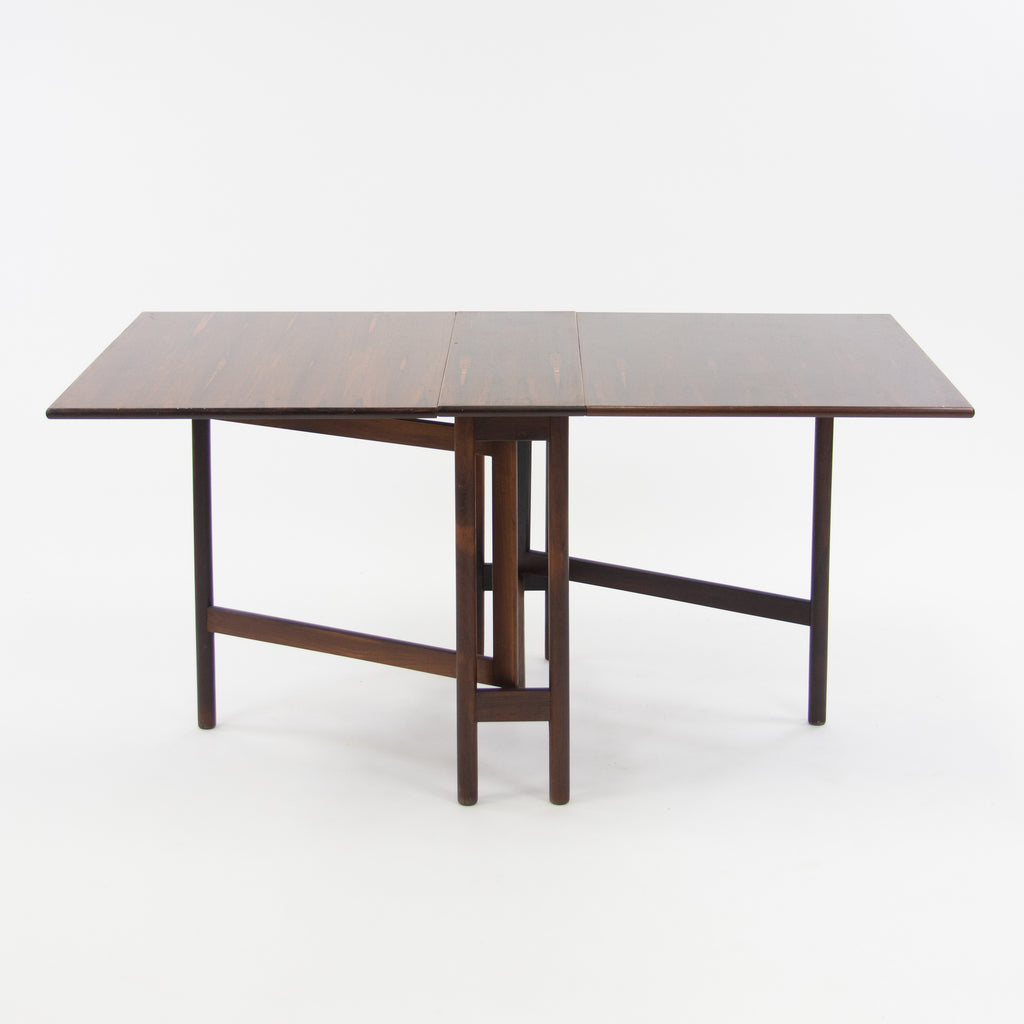 SOLD Brode Blindheim for Sykkylven Mobler Brazilian Rosewood Gateleg Dining Table