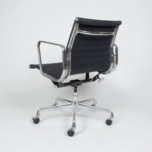 SOLD Eames Herman Miller Aluminum Group Executive Desk Chairs Black Fabric 20 Available